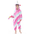 Miniatyrbild 1 av 3: Flickor Barn Unicorn 1onesie Kostym Pyjamas Fleece Jumpsuit Mjuk Nattkläder Pyjamas Pjs 4-7 år B