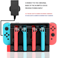 Miniatyrbild 2 av 5: Laddningsdocka för Nintendo Switch Joy Cons