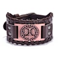 Miniatyrbillede 7 af 10: Viking Armbånd Bredt Armbånd BRUN HAMMER HAMMER Brun Hammer-Hammer Brown