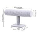 Miniatyrbild 5 av 10: Sammets T-formad Stativ Förvaringsställ GRÅ grey