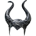 Miniatyrbilde 1 av 4: Halloween Maleficent Horn Hodebånd Cosplay Svart, Ond Maleficent Hodeplagg Pynt, for Kvinne/Mann