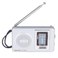 Pikkukuva 1 / 5: AM FM-radio, batteridriven, vattentät, plast, bärbar radiomottagare för utomhusunderhållning (BC-R2048)