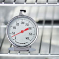 Miniatyrbild 2 av 4: KCVV fritös termometer - luftfritös termometer - ugnstermometer - bakugnstermometer - vertikal ugnstermometer - Fahrenheit - Celsius