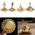 Miniatyrbillede 3 af 5: Eid Mubarak Stjerne Måne Mini Bærbar Gylden Røgelse moon star