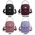Pikkukuva 3 / 5: Kvinnor Mini Axelväska Handväskor Messenger Bag purple