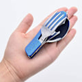 Miniatyrbild 2 av 4: 1 förpackning utomhuscamping knivar för flera användningsområden, rostfria S