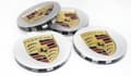 75MM 4-pack Porsche Silver Center Cap (Singel)-FA3-