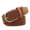 Miniatyrbillede 3 af 4: Canvasbælte i 26 farver, størrelse W26 - W36, tilbehør til tøj - Z X 5 Brun / Terracotta one size 5 Brun / Terracotta