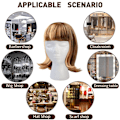 Miniatyrbilde 10 av 10: Hodemodell Skum Mannequin 2 2 2 2