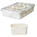 Pikkukuva 1 / 5: Delad Serverausvati Lokilla ja Kahvalla Snackle Box Charcuterie Säiliö Kannettava Välipala-alusta O-XF6-