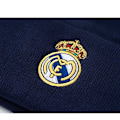 Miniatyrbillede 6 af 6: Strikket hue, koldbestandig og varm uldhue, Gos - Fodboldklubbemblem, strikket vinterhue, elastisk hue uden skygge, Real Madrid - marineblå