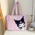 Pikkukuva 1 / 10: My Melody Kuromi Axelreppu Käsilaukku Kangaskassi LILA Purple