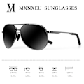 Pikkukuva 4 / 5: Miesten ulkoilmasaurinkolasit Aviator Polarized Sunglasses