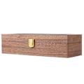 Miniatyrbild 5 av 5: Klockbox 6 Klockor Trä - VALNÖT brown 672