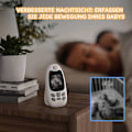 Miniatyrbilde 4 av 5: Babycall med kamera Bærbar 2,4 Ghz nattsyn video babycall-XF6-