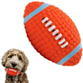 Miniatyrbillede 1 af 5: Gummi bolde til hunde, kæledyr squeak legetøj, hund rugby bold, squeak