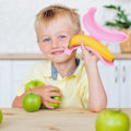 Miniatyrbilde 2 av 5: Bananboks, 3-pakks Bananholder i forskjellige farger Utendørsreiser Søt Bananbeskytter Oppbevaringsboks
