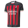 Miniatyrbilde 1 av 2: 22-23 AC Milan drakt hjemme kortarmet fotballdrakt L