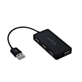 Miniatyrbillede 3 af 5: Maxlife Home Office USB 2.0-hub USB - 4x USB 0,15 m + kabel 1,5 m, Sort 100