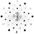 Miniatyrbild 1 av 5: vidaXL Väggklocka med Quartz-urverk 50 cm modern design silver 1000