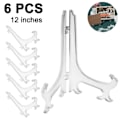 Miniatyrbillede 1 af 5: IC Pakke med 6 stk Plasttallerkenstativer, Tallerkenholder, Foldbar Tallerken