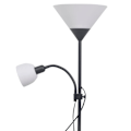 Miniatyrbilde 2 av 5: vidaXL Gulvlampe Svart black 3600