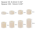Miniatyrbillede 2 af 4: 160 stk. ABS runde afstandsskiver sortiment plast afstandsholder 8,2mm 160pcs