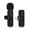 Miniatyrbillede 1 af 5: Trådløs Bluetooth-mikrofon til mobiltelefon, miniklipsmikrofon til videooptagelse, YouTube-streaming/vlog, støjreduktion (USB-C med 1 mikrofon) USB-C