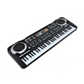 Miniatyrbillede 3 af 5: Elektronisk orgel - 61 tangenter med mikrofon black 2000