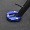 Miniatyrbillede 7 af 10: Motorcykel Kickstand Motorcykel Side Kick Stand Pad SORT black