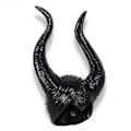 Miniatyrbilde 2 av 4: Halloween Maleficent Horn Hodebånd Cosplay Svart, Ond Maleficent Hodeplagg Pynt, for Kvinne/Mann