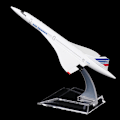 Miniatyrbillede 2 af 8: 16 cm Air France Concorde Supersonic Jet Flyvemaskine Flyvemaskine Airp Whit one size White