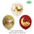 Pikkukuva 7 / 10: Eid Mubarak Ramadan-juhlabanneri ja ilmapallot set 2(include 18 balloons)