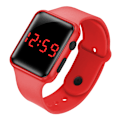 Miniatyrbild 1 av 2: Barnflickor Pojkar Gym Klockor LED Digital Midjeband Armband Julgåva Red