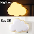 Miniatyrbillede 2 af 5: LED-natlampe, plug-in natlampe til voksne og børn, smuk drømmeagtig væglampe, soveværelse badeværelse (sky)