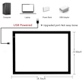 Miniatyrbillede 5 af 7: A3 LED Lysbord med 3 Lysstyrker til Diamond Painting og Stenciler white 1100