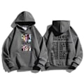 Miniatyrbillede 1 af 2: Herr Dam Taylor The Eras Tour Efterår/Vinter Taylor Swift Fashion Hoodie Fan Hoodie grå-sort gray-black M