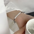 Miniatyrbild 2 av 11: CTDWNT Låt inte de svåra dagarna vinna armband för kvinnor och män, Inspirerande Black2 onesize