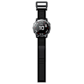 Miniatyrbilde 8 av 8: Garmin Fenix 6X/5X/3/3 HR armbånd 26 mm Nylon Sort