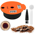 Miniatyrbilde 1 av 6: Vaskbar og påfyllbar kaffekapsel i rustfritt stål for Bosch Tassimo
