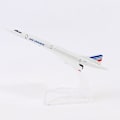 Miniatyrbillede 8 af 8: 16 cm Air France Concorde Supersonic Jet Flyvemaskine Flyvemaskine Airp Whit one size White