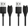 Miniatyrbilde 1 av 5: 2 stk lader kompatibel med Garmin Fenix ​​5 5S 5X Plus 6 6S 6X Pro 7 7S 7X, Forerunner 45 45S 245 Music 935 945