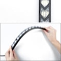 Miniatyrbilde 4 av 5: 1 par 12 røde LED-bil DRL-lysstripe frontlykt pilsignal