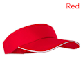 Pikkukuva 1 / 5: Säädettävät unisex miesten ja naisten tavalliset aurinkosuojat Urheilu Golf Tennis B Punainen Red one size