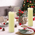 Miniatyrbilde 3 av 8: 2 stk LED Blokklys, Ekte Vaks 25cm med Fjernkontroll for Hjeminnredning 3 x 25 cm (2 stycken) 3 x 25 cm (2 stycken)