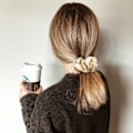 Miniatyrbilde 2 av 5: Pakke med 6 hårscrunchies i silke og satin for kvinner, hår