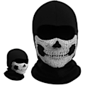 Pikkukuva 1 / 5: Yksikokoinen Kallo Ghost Mask Call of Duty Mask Musta Täyskasvoinen Pyöräilyhuppu