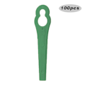 Miniatyrbild 1 av 10: 100st/ set Plastblad Kutter Grästrimmerblad GRÖN green