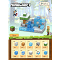 Pikkukuva 1 / 5: Minecraft Rakennuspalikat 75 Magneettisella Kuusitahoisella Palikalla (Lumi Jääseinä) Snow Ice Wall