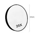 Miniatyrbilde 2 av 10: Sminkspegel 10/20/30x Forstørringspegel SVART 30X 30X svart 30X-30X black